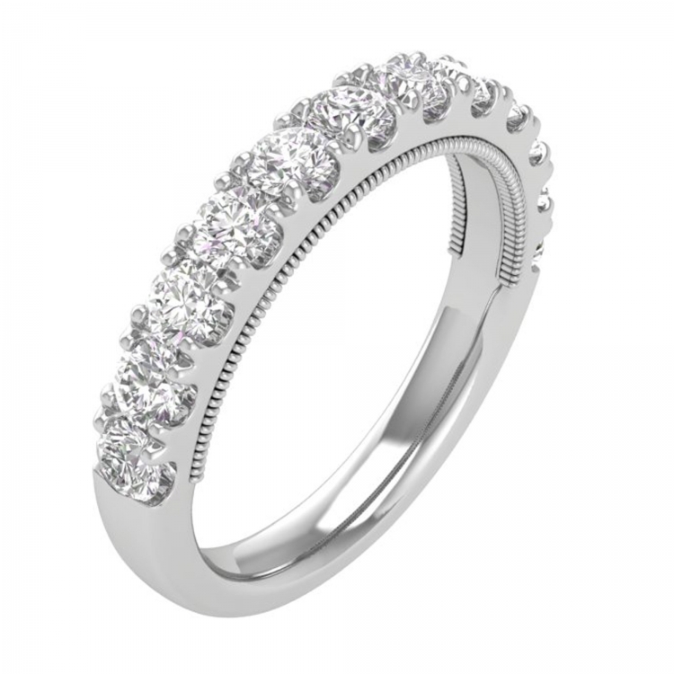 1 CTW COLORLESS FLAWLESS WEDDING BAND CFWB125.100-R